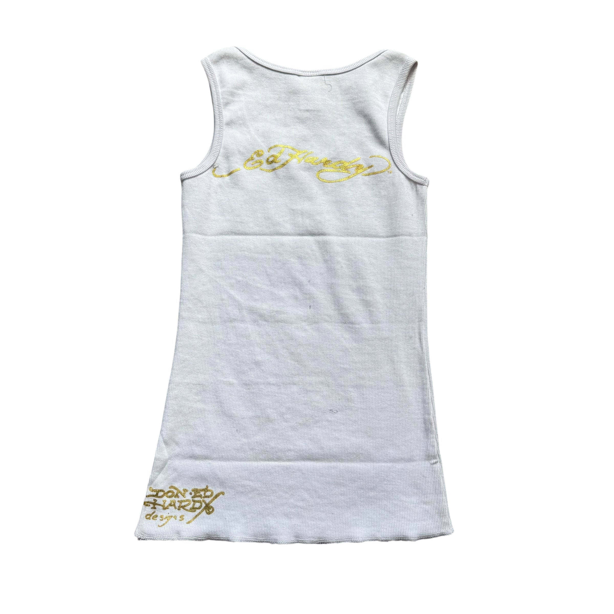 DEADSTOCK ED HARDY SINGLET- M