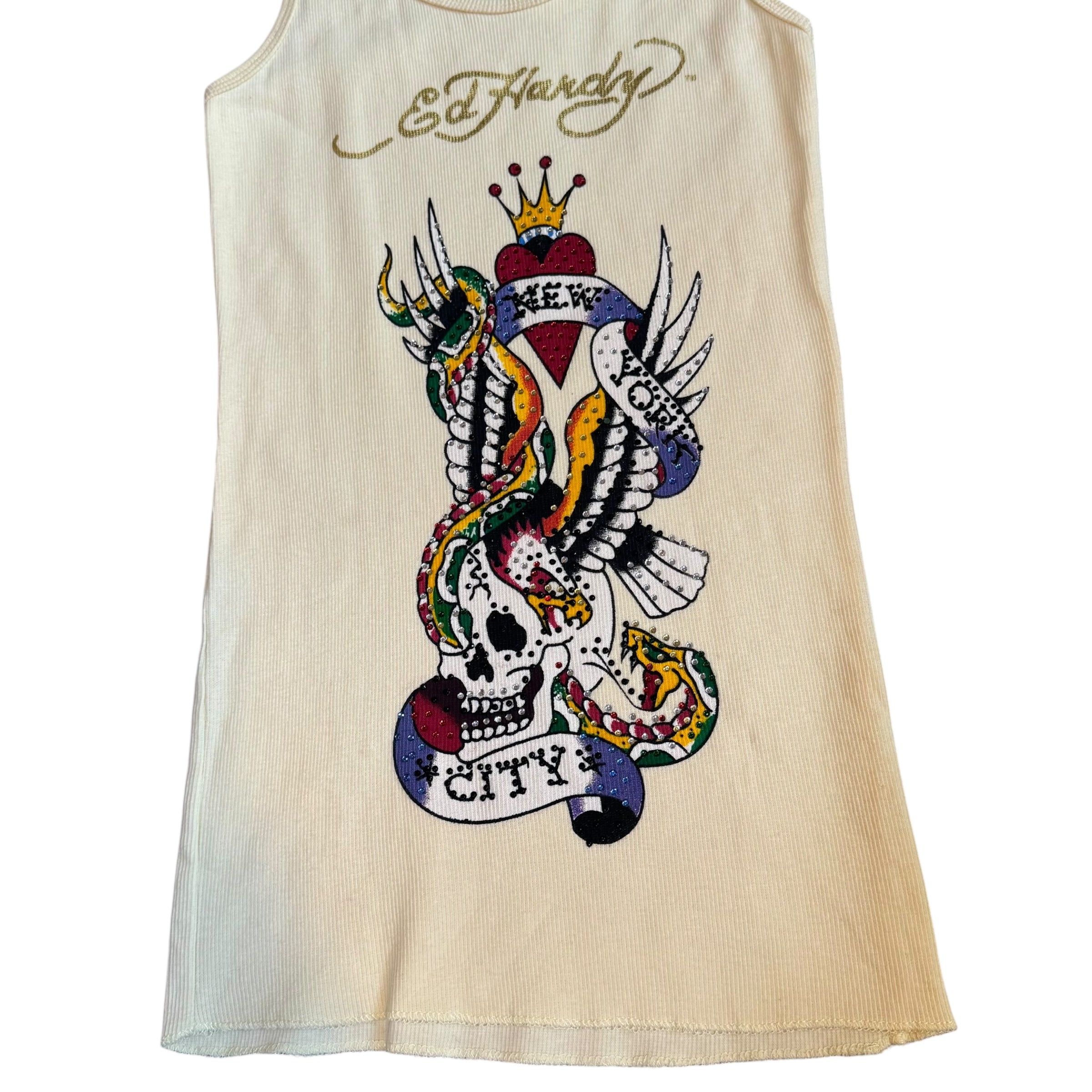 ED HARDY SINGLET - XL (8-10)