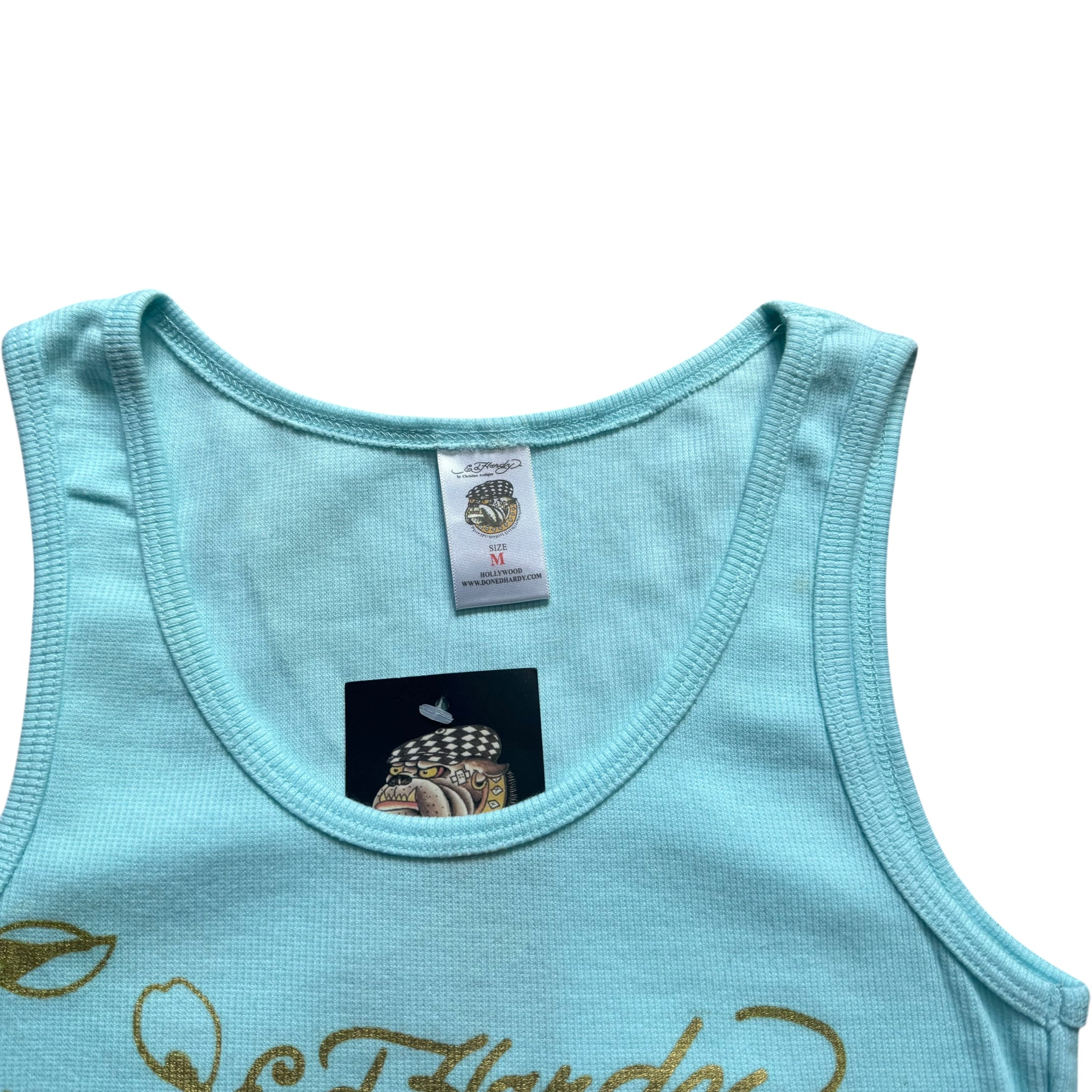 DEADSTOCK ED HARDY SINGLET- M