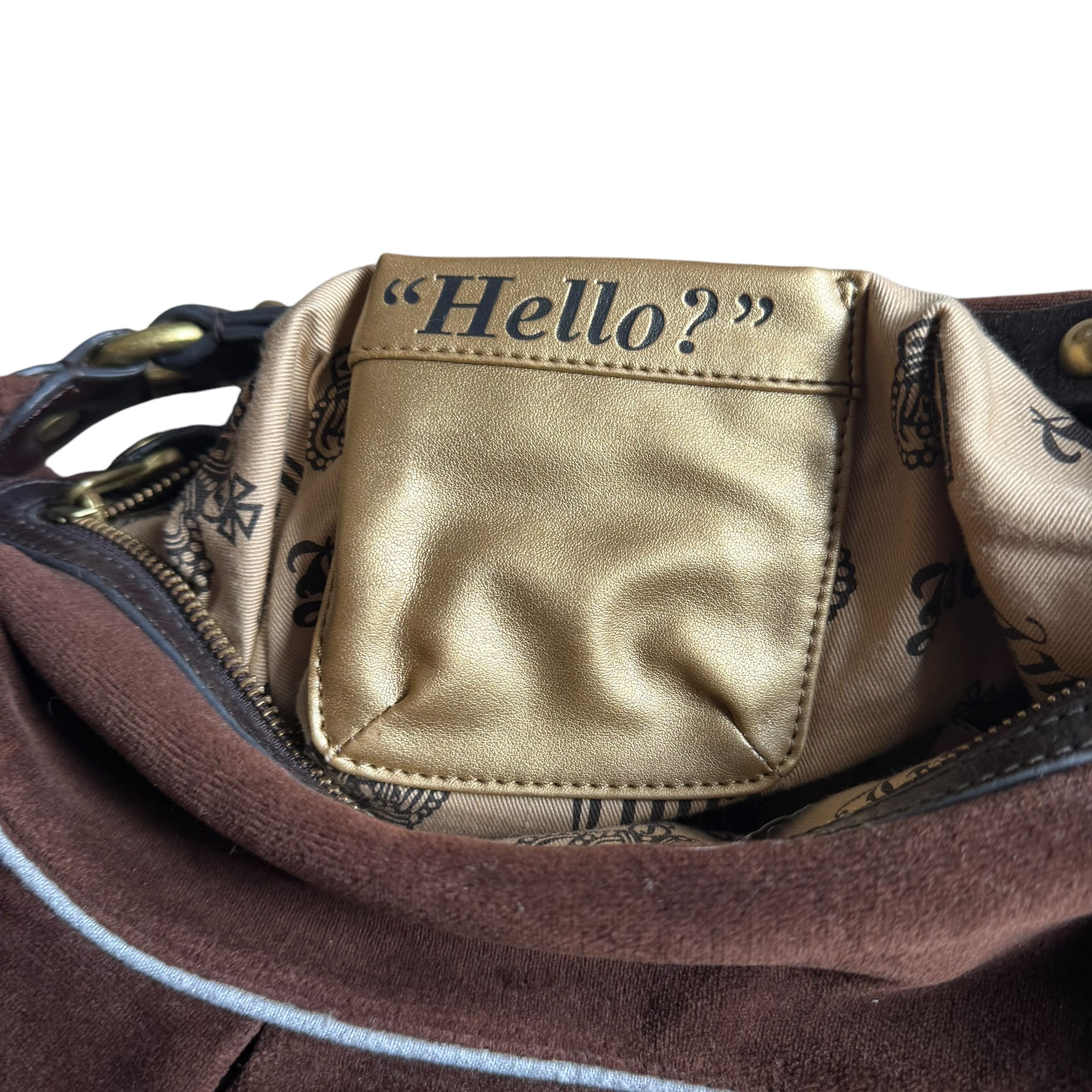 BROWN JUICY COUTURE BAG