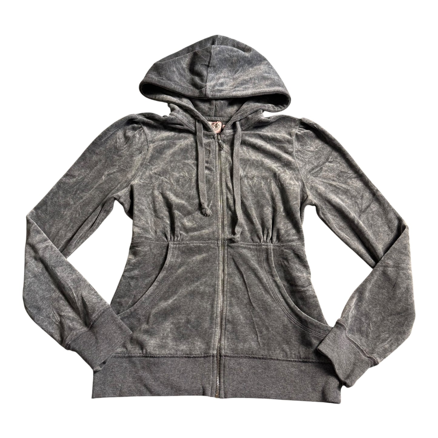 JUICY COUTURE GREY ZIPUP - M