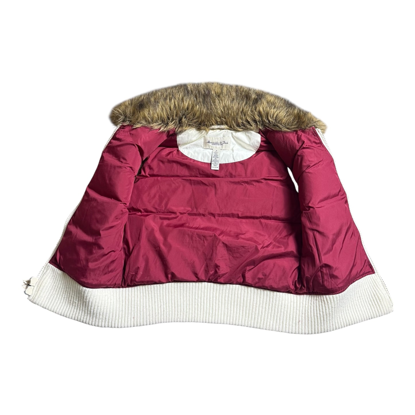ABERCROMBIE & FITCH FUR VEST - S