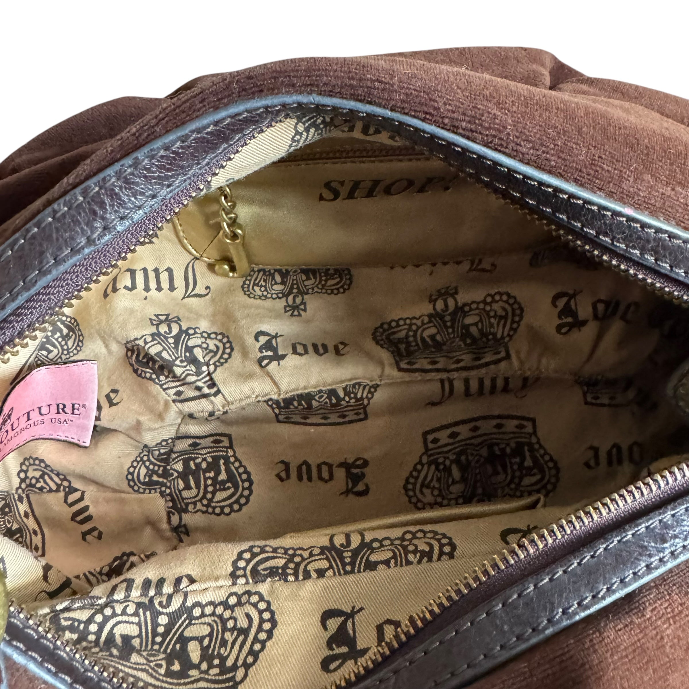BROWN JUICY COUTURE BAG