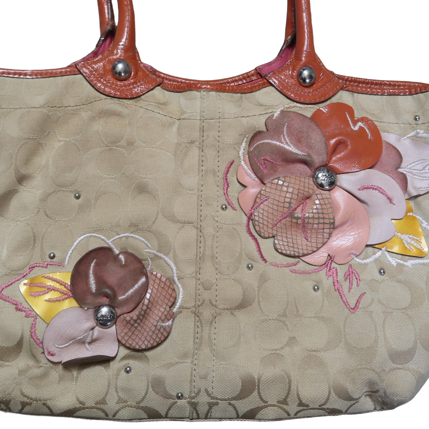 FLOWER COACH BAG - M
