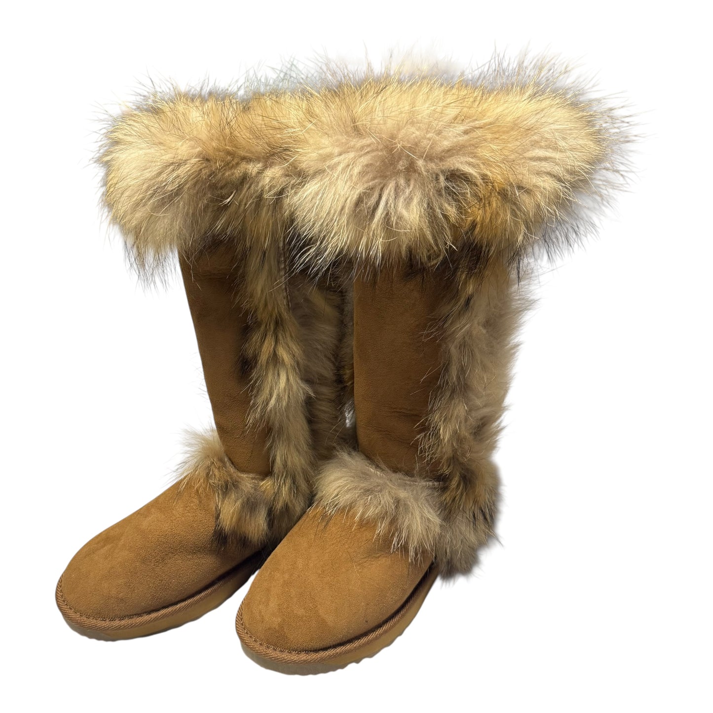 VINTAGE UGG FUR BOOTS - EU38