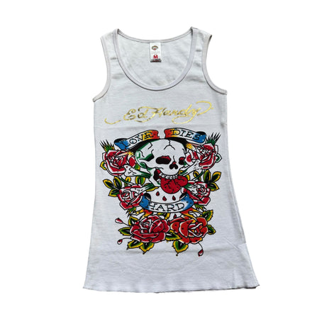 DEADSTOCK ED HARDY SINGLET- M