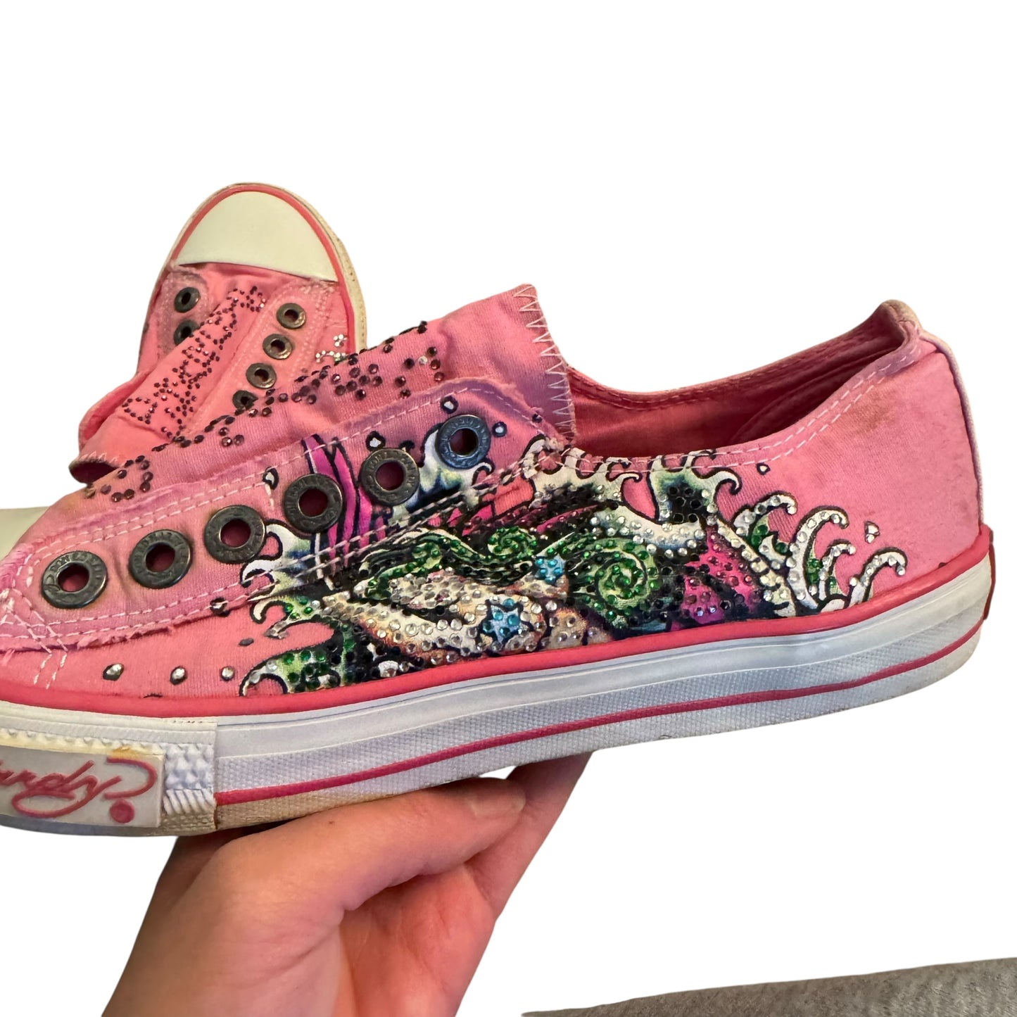 ED HARDY PINK SNEAKER - EU38