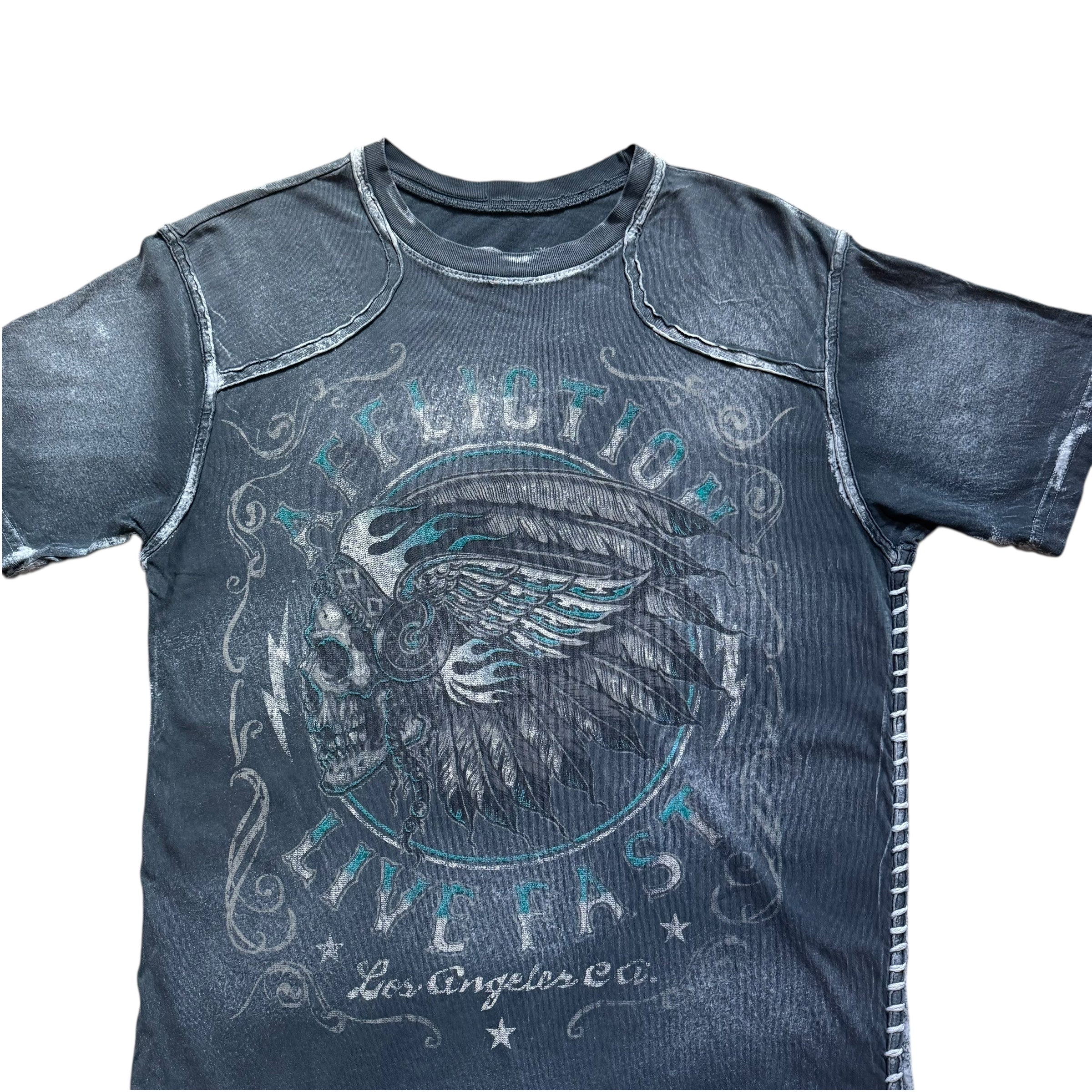 AFFLICTION VINTAGE TEE - M