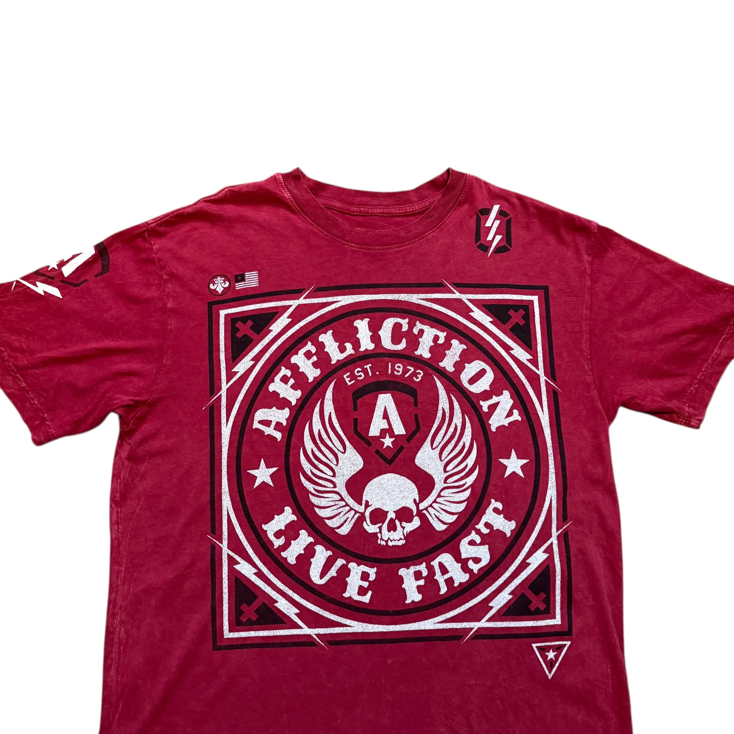 AFFLICTION VINTAGE TEE - M