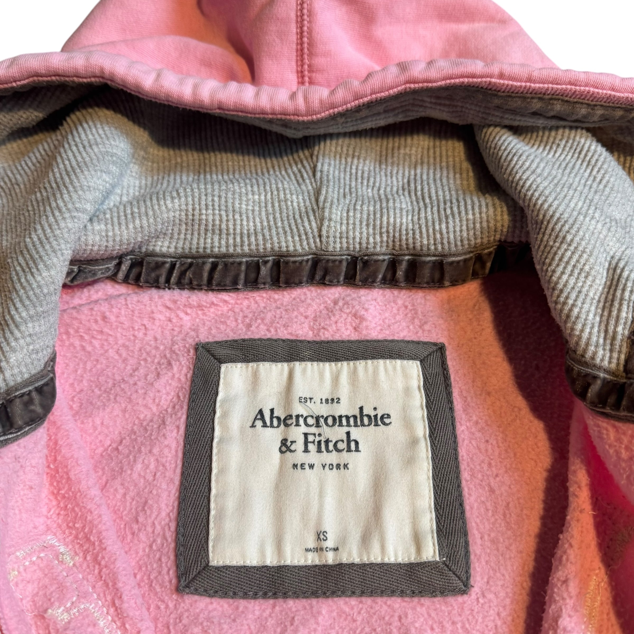 ABERCROMBIE & FITCH PINK JACKET - XS