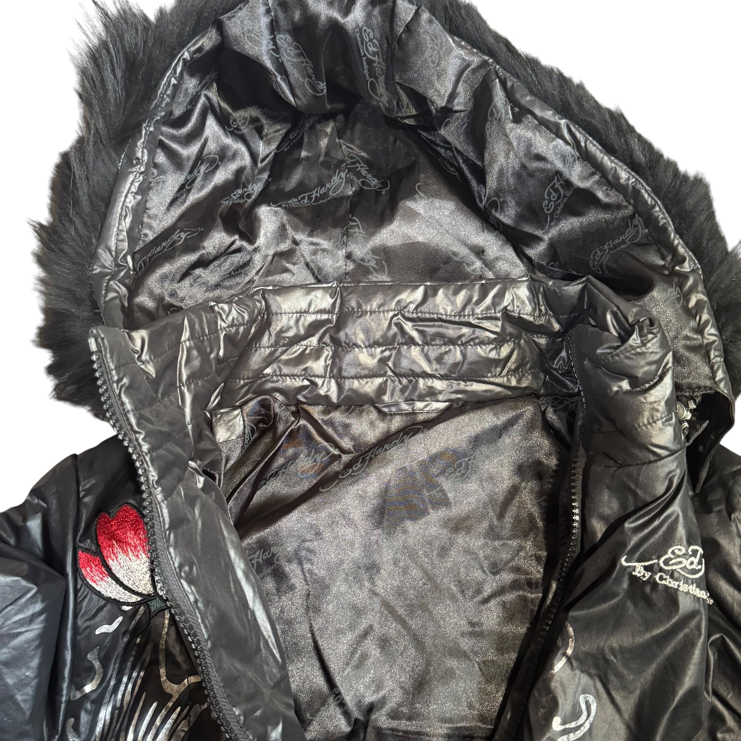 GIVEAWAY JACKET ED HARDY PUFFER - M