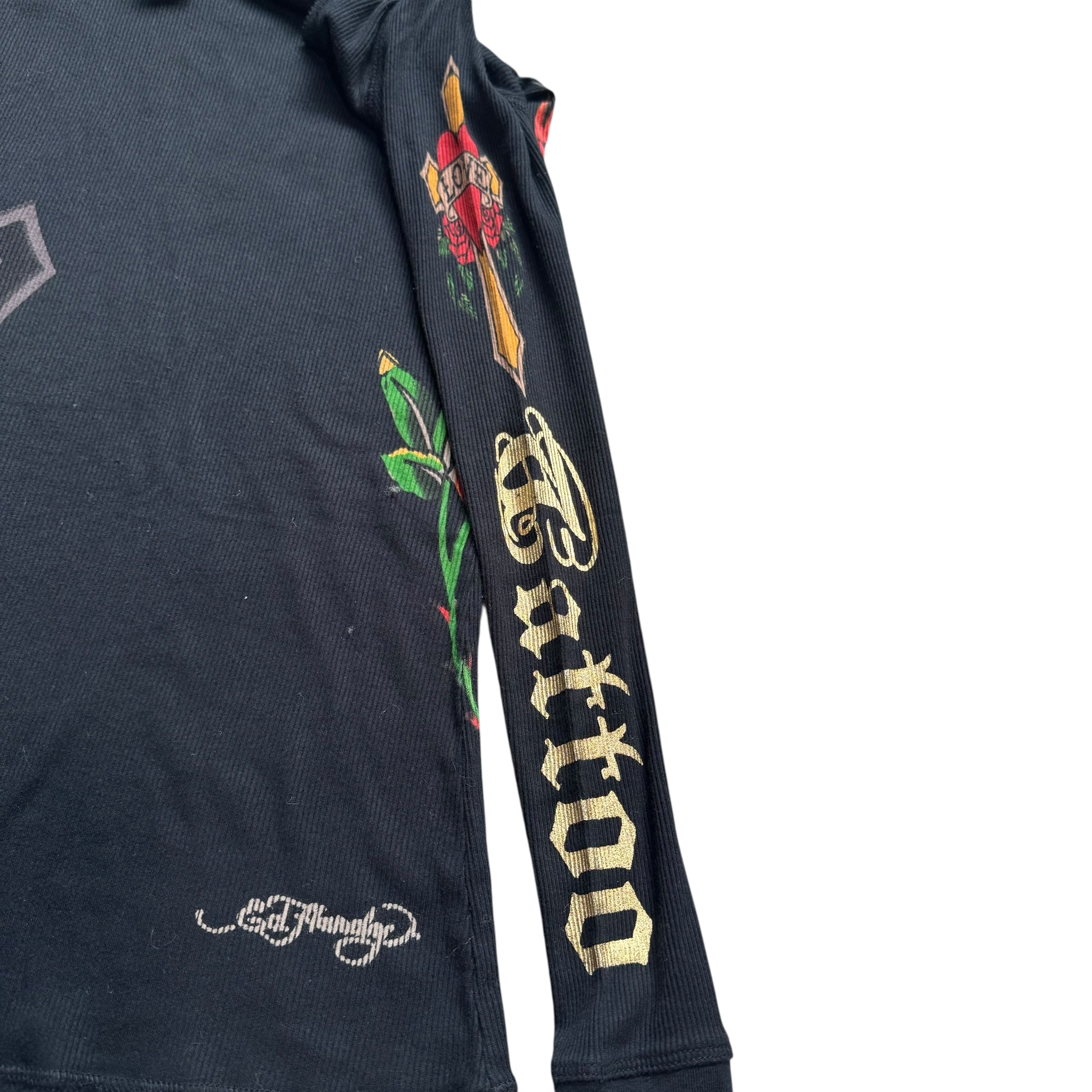 ED HARDY RIBBED TOP - XS