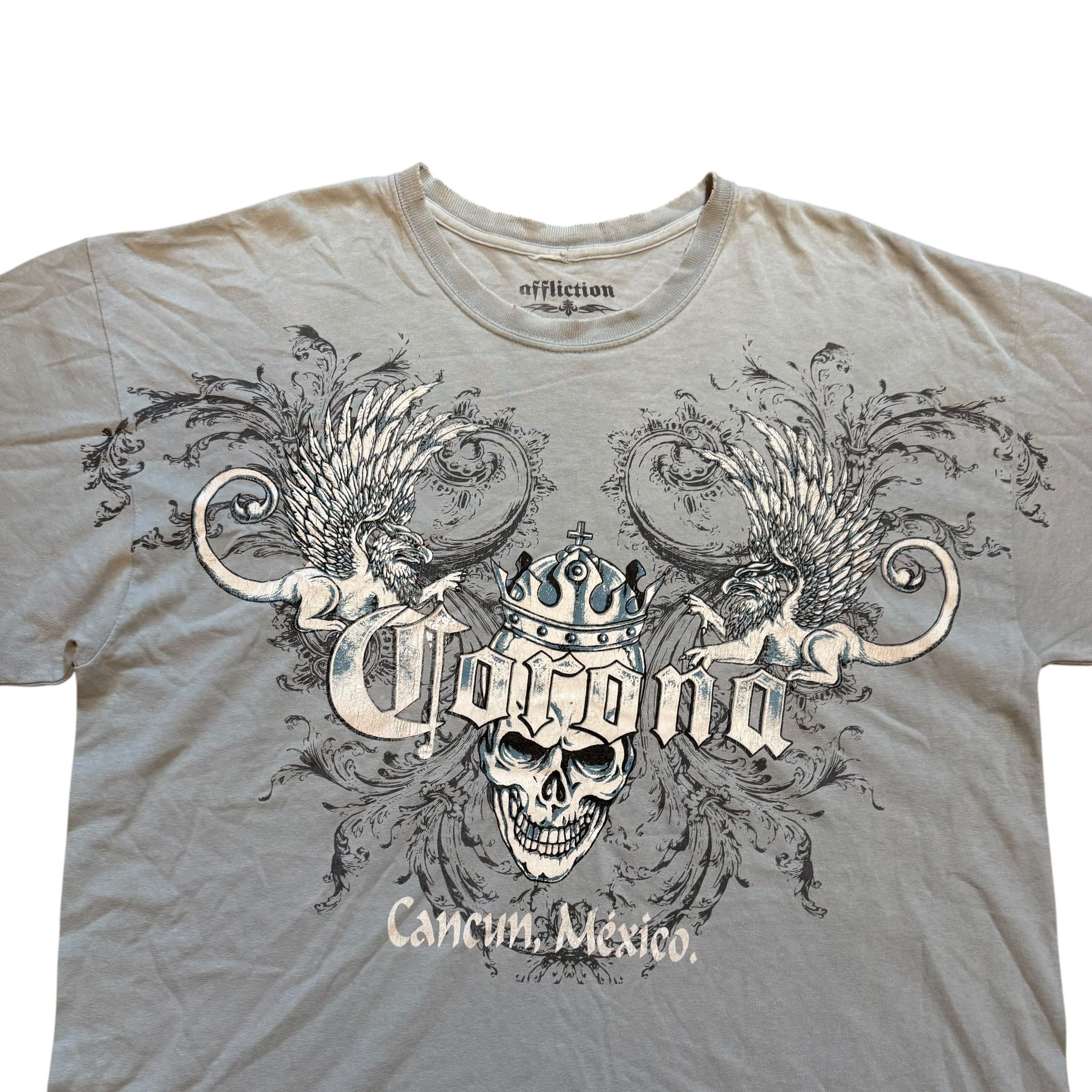AFFLICTION VINTAGE TEE - XL