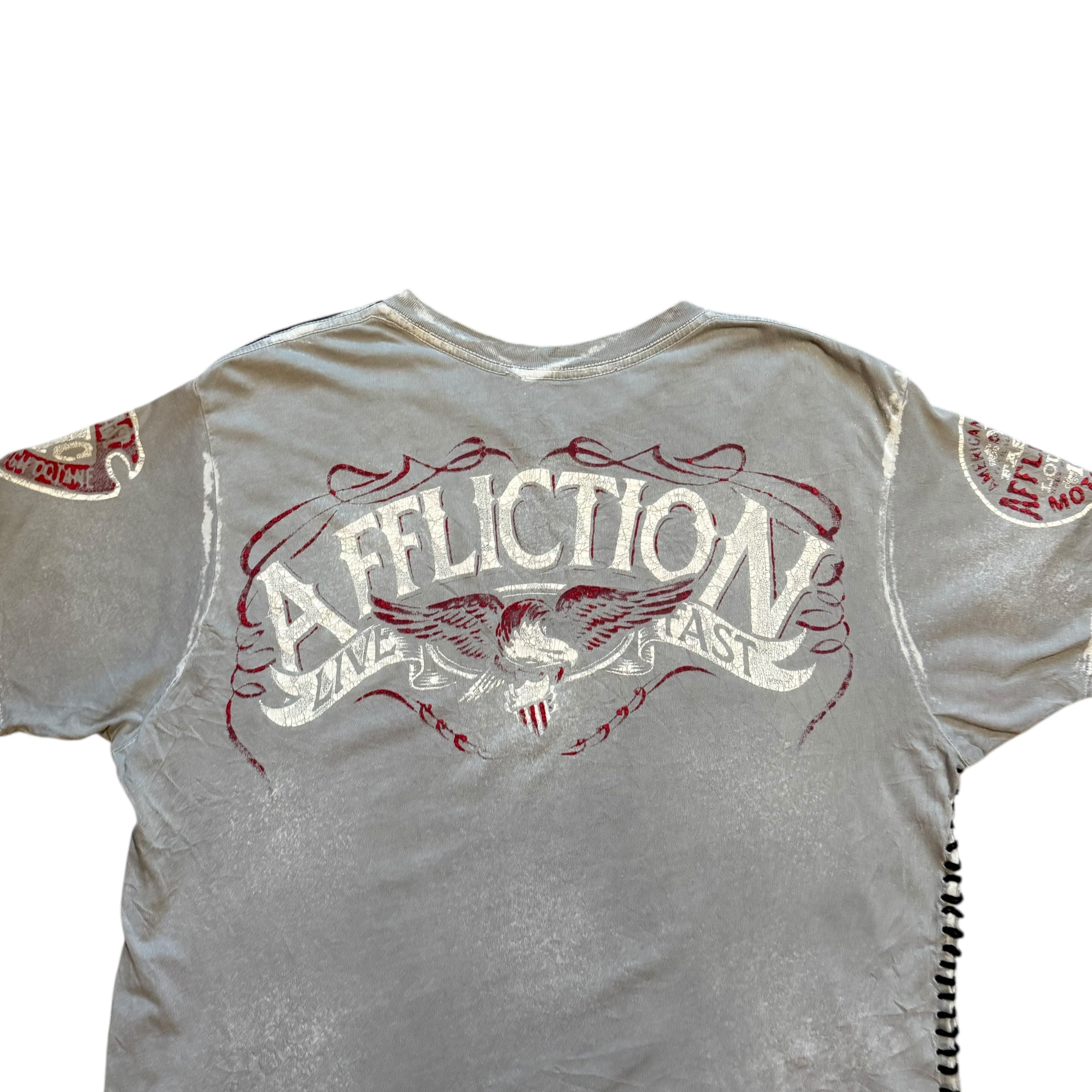 AFFLICTION VINTAGE TEE - M