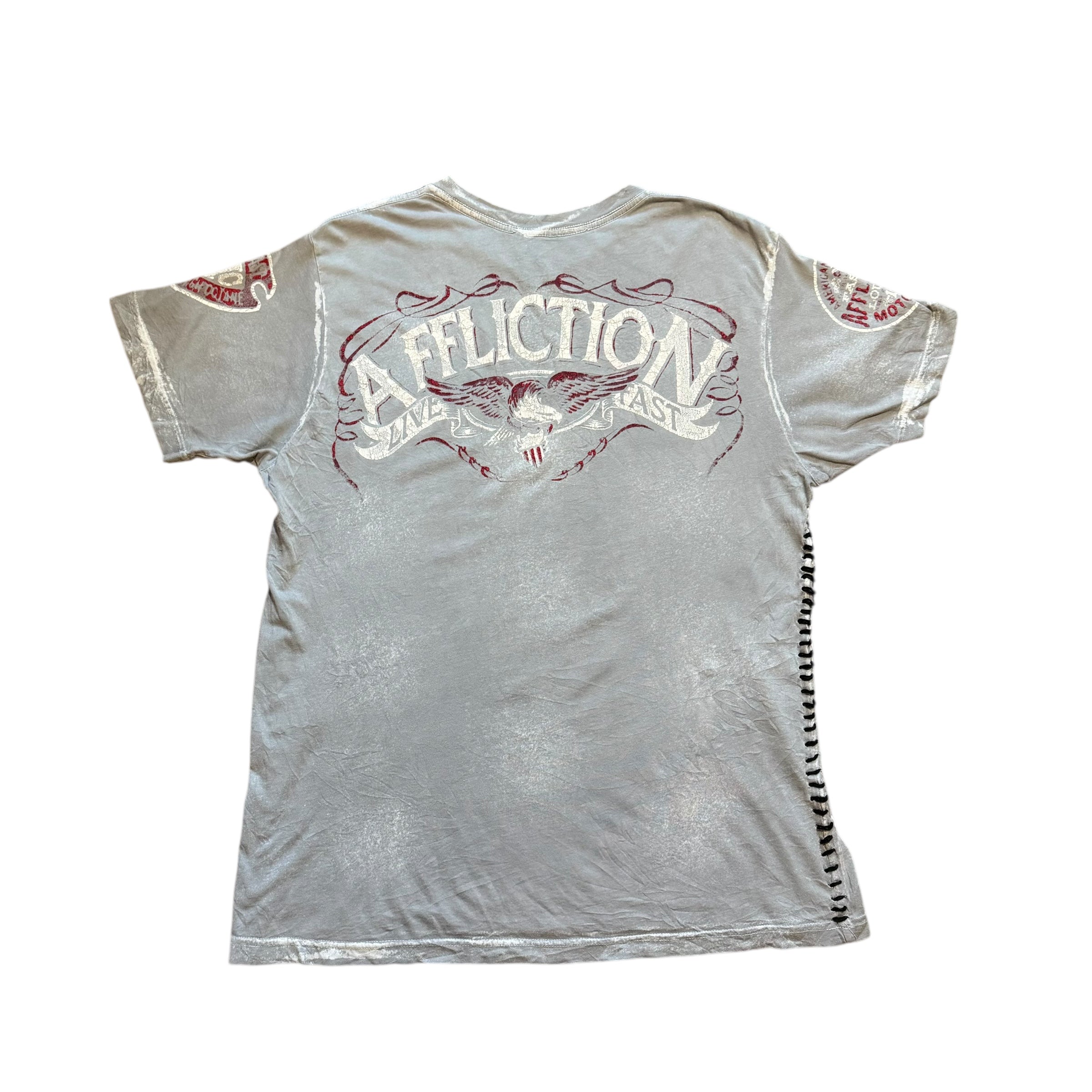 AFFLICTION VINTAGE TEE - M