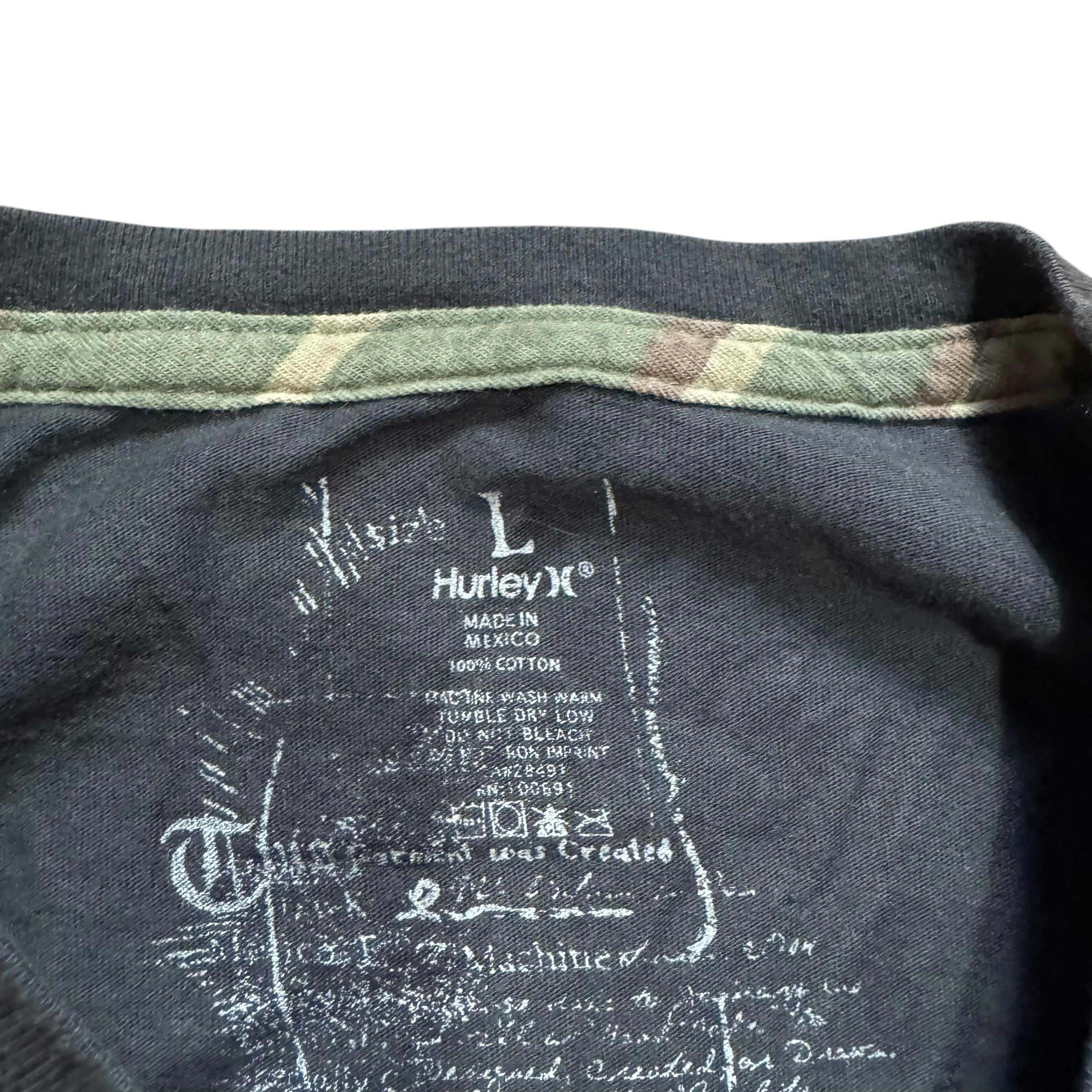 HURLEY -X TEE - L