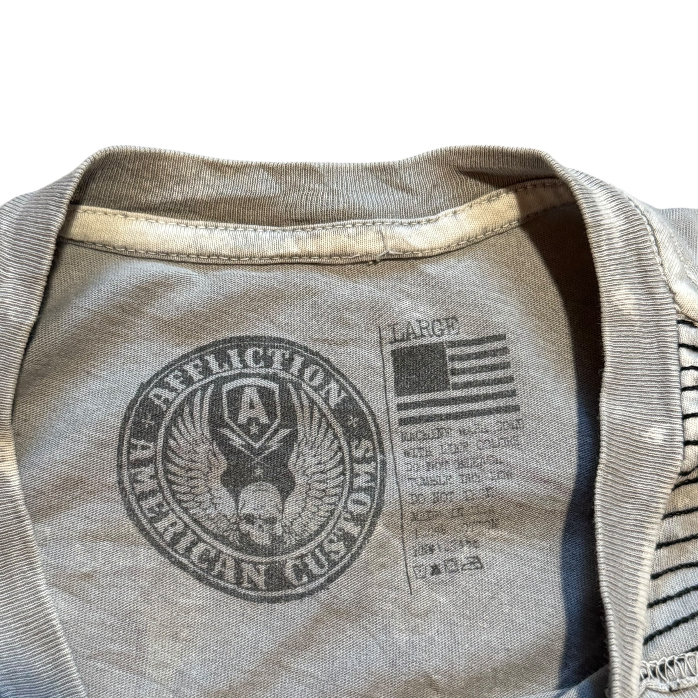 AFFLICTION VINTAGE TEE - M