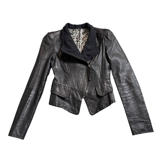 VINTAGE LEATHER JACKET - XS