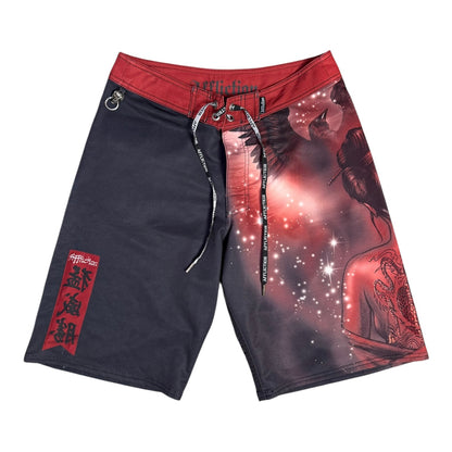 AFFLICTION RED BOARD SHORT - 31x11”