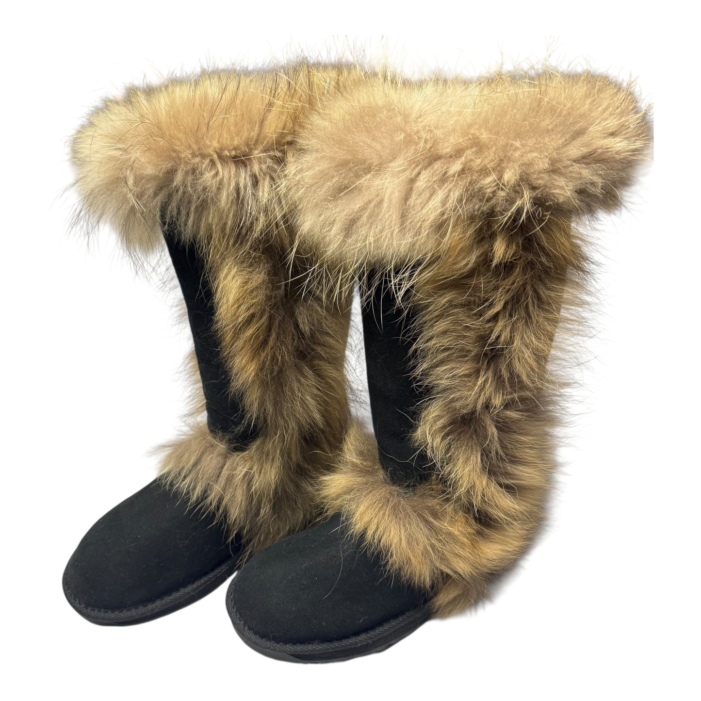 VINTAGE UGG FUR BOOTS - EU38