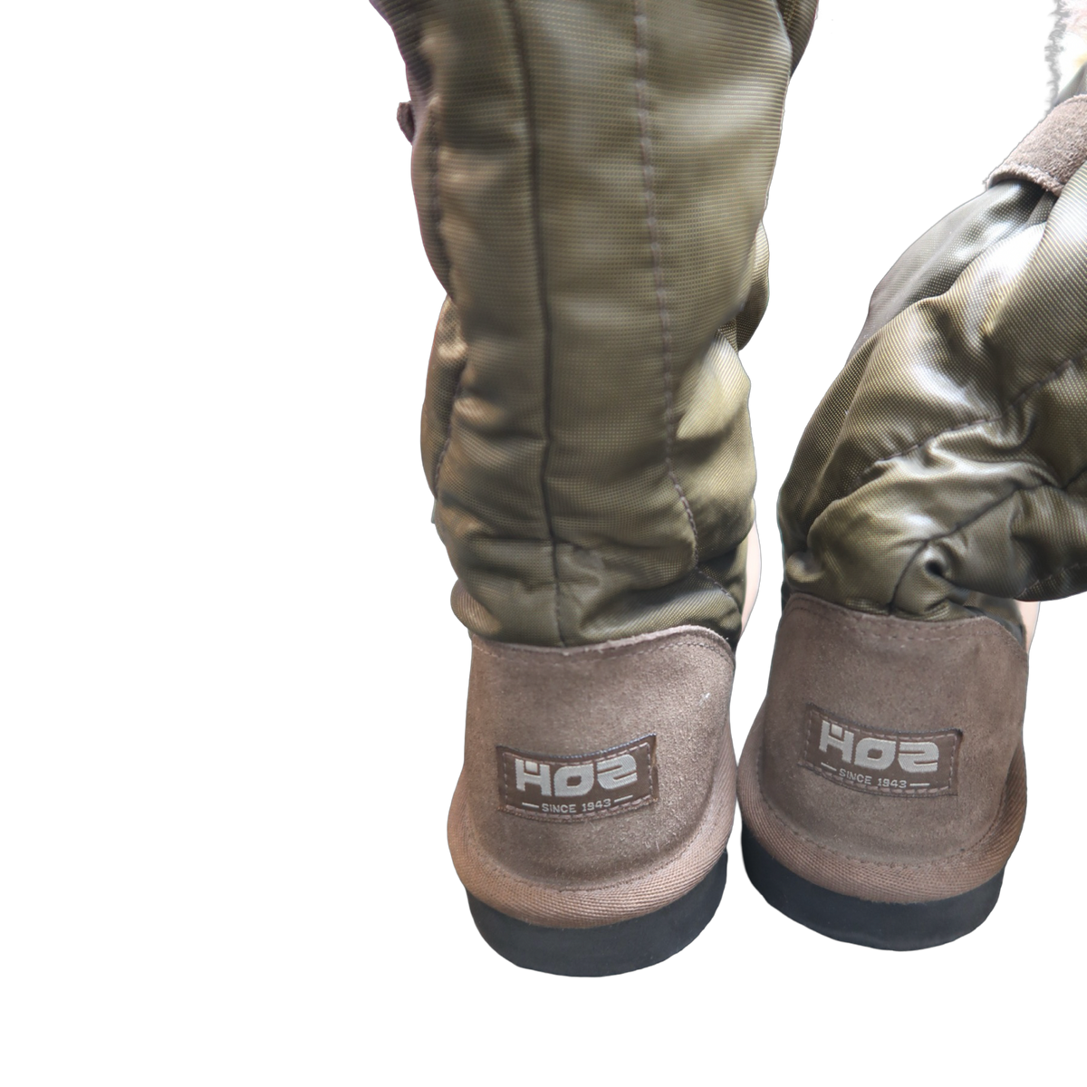 BROWN FUR BOOTS - EU37