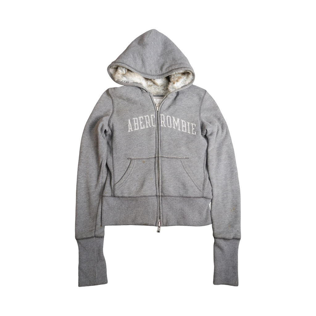 ABERCROMBIE & FITCH FUR JACKET - S