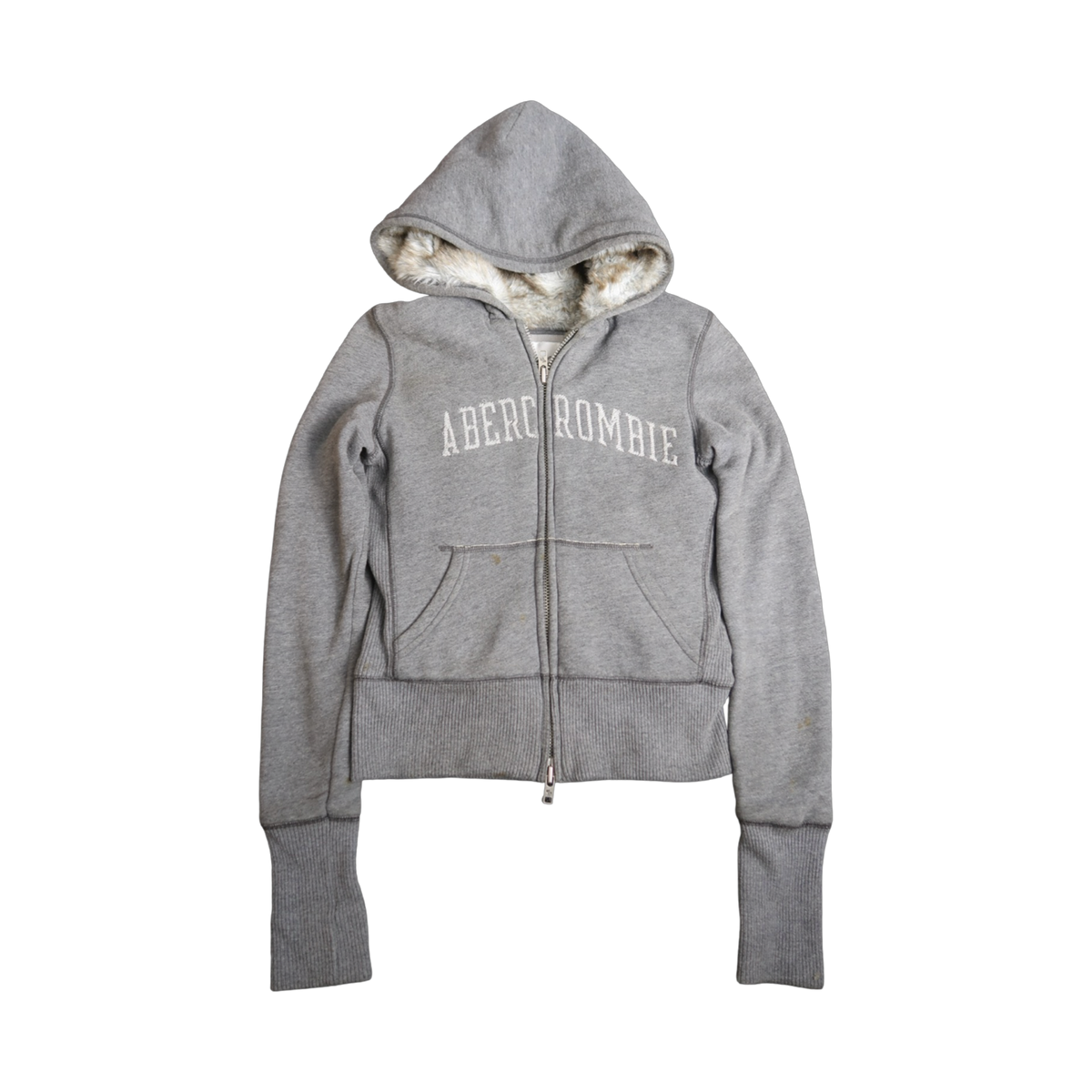 ABERCROMBIE & FITCH FUR JACKET - S