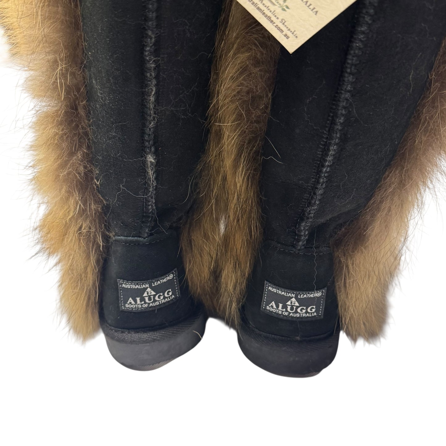 VINTAGE UGG FUR BOOTS - EU38