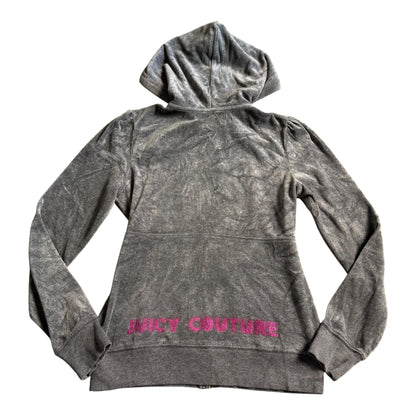JUICY COUTURE GREY ZIPUP - M