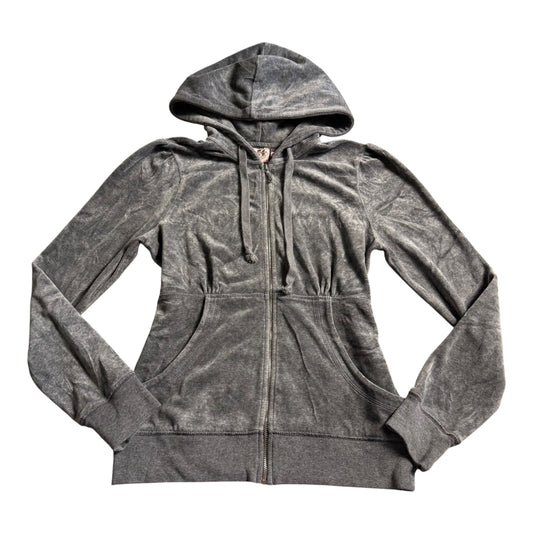 JUICY COUTURE GREY ZIPUP - M