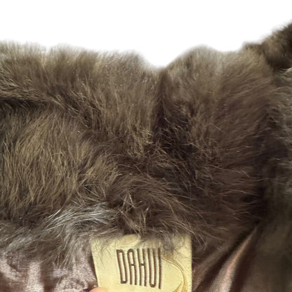VINTAGE FUR VEST - M