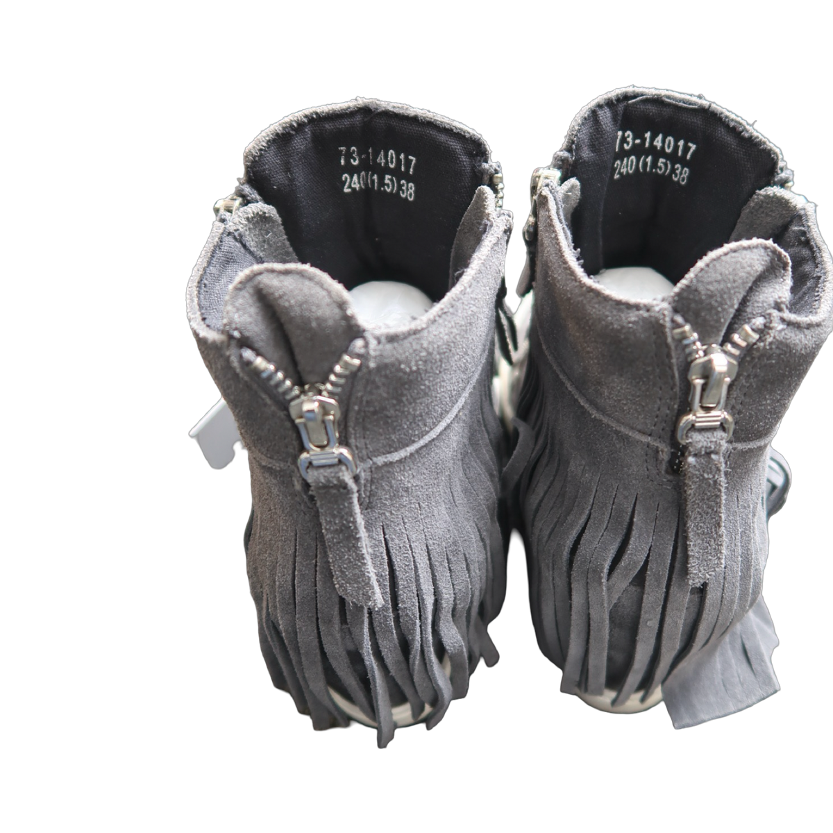 SUEDE WEDGE SNEAKER - EU38