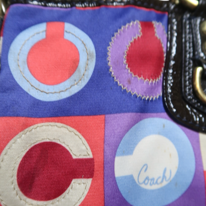 RED & BLUE COACH BAG