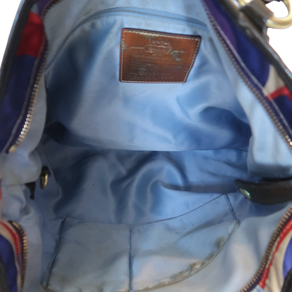 RED & BLUE COACH BAG