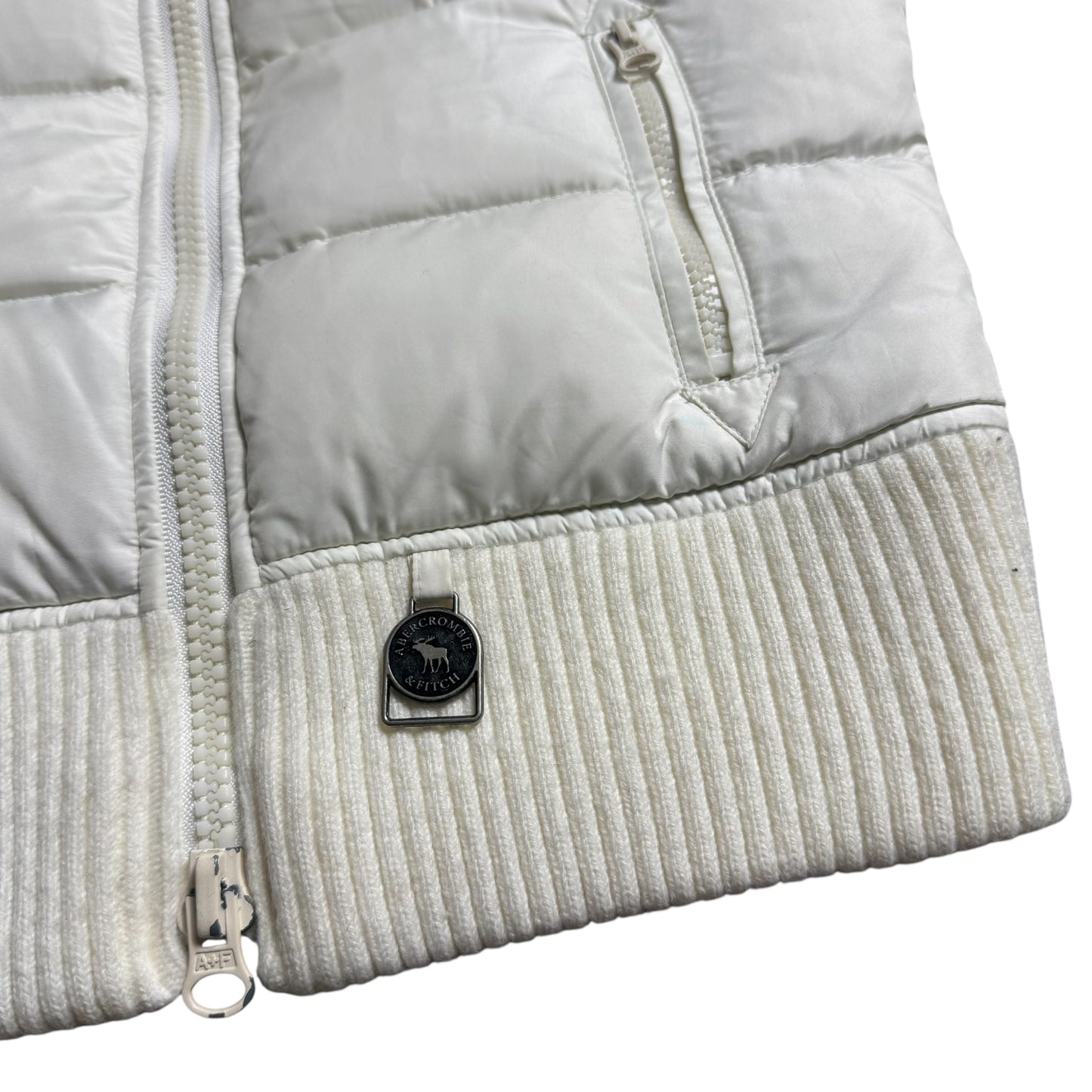 ABERCROMBIE & FITCH FUR VEST - S