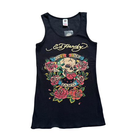 DEADSTOCK ED HARDY SINGLET-XL