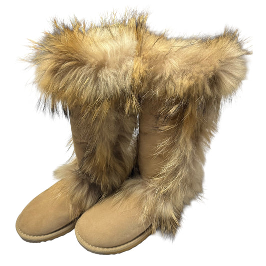 VINTAGE UGG FUR BOOTS - EU38