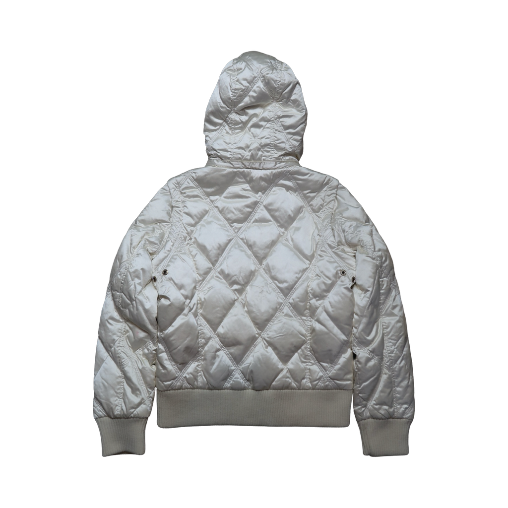FUR LINED HOOD PUFFER - M