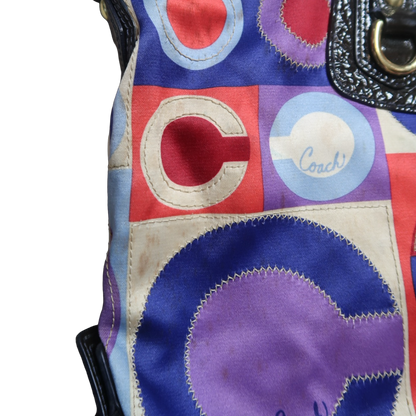 RED & BLUE COACH BAG