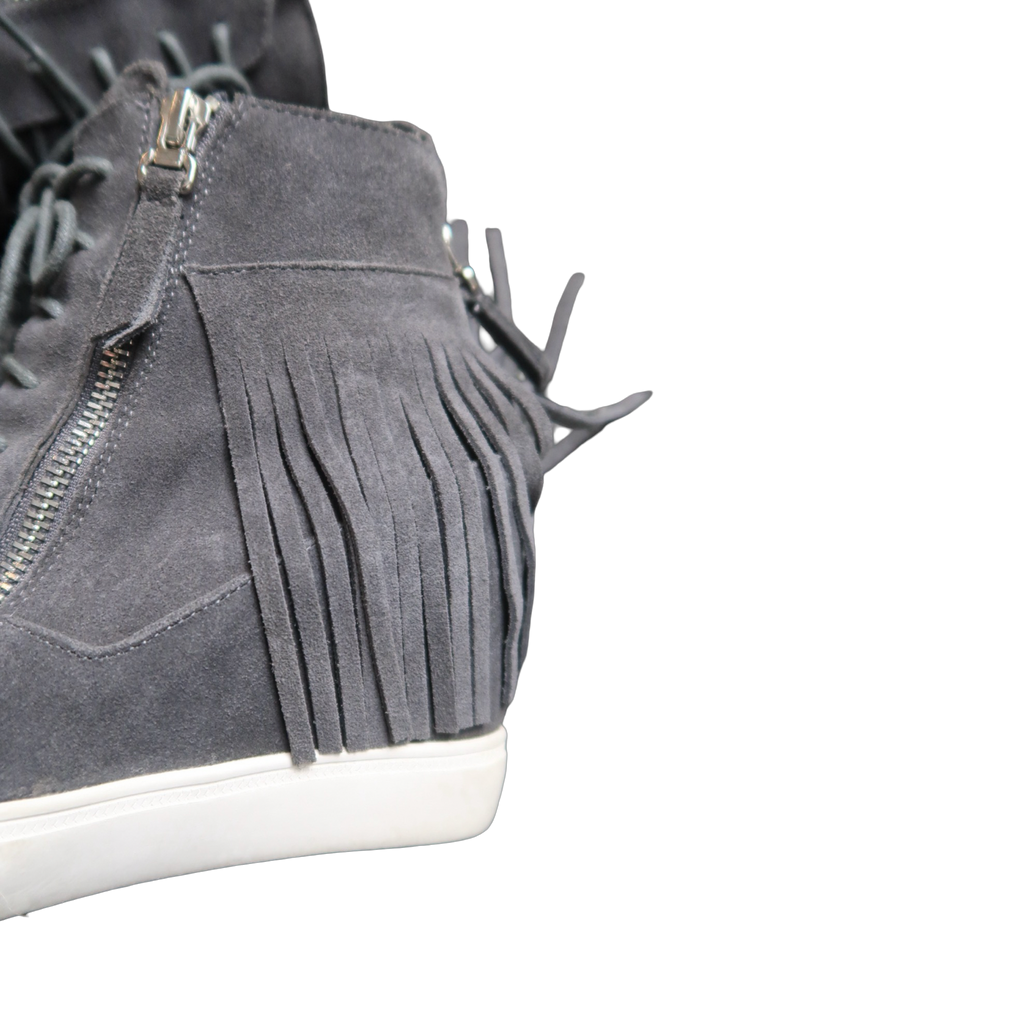 SUEDE WEDGE SNEAKER - EU38
