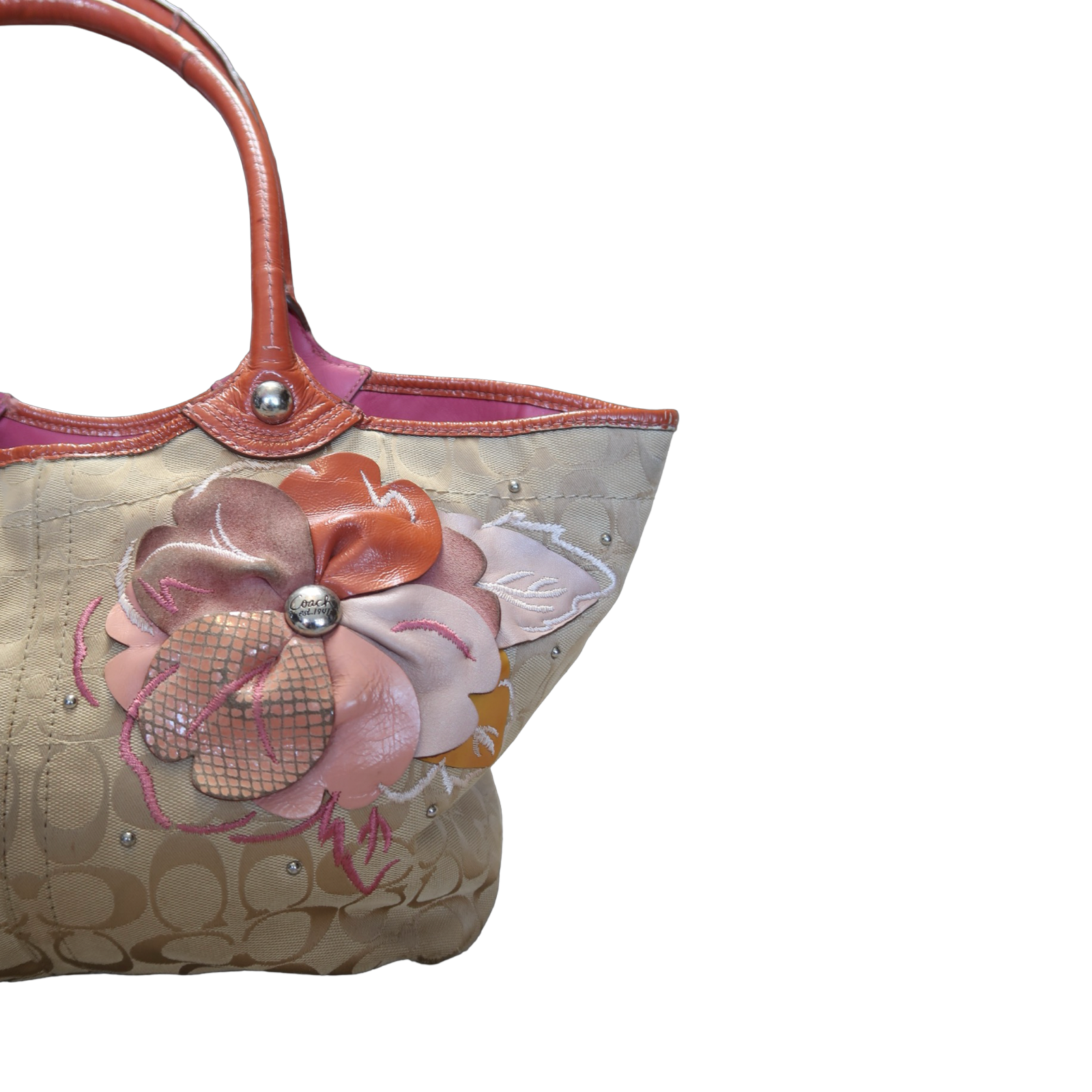 FLOWER COACH BAG - M