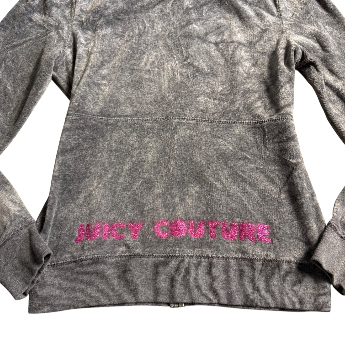 JUICY COUTURE GREY ZIPUP - M