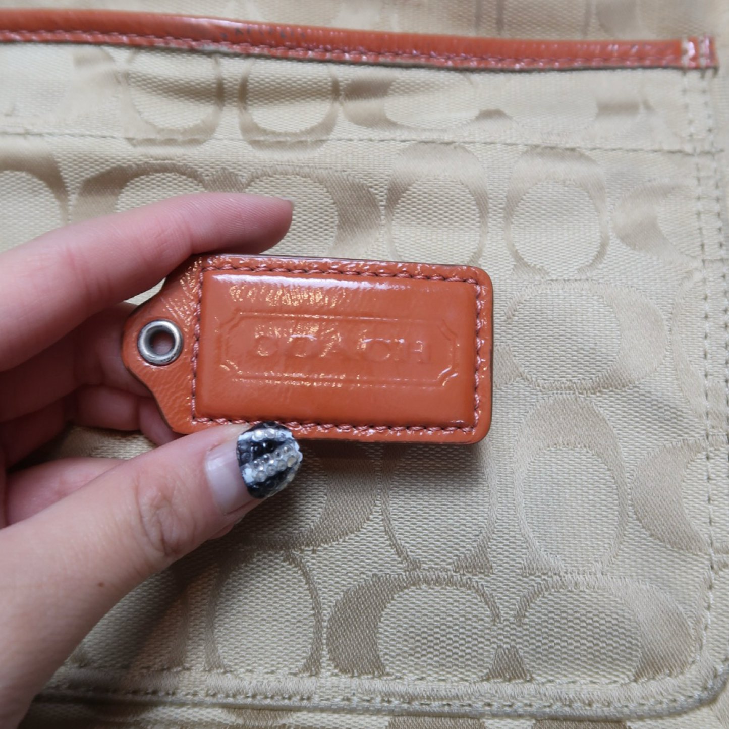 FLOWER COACH BAG - M