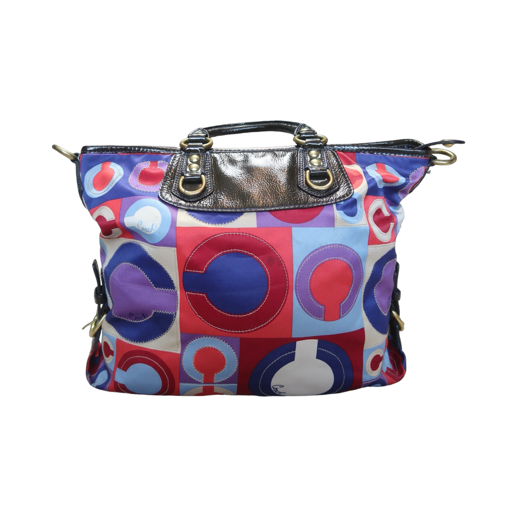 RED & BLUE COACH BAG