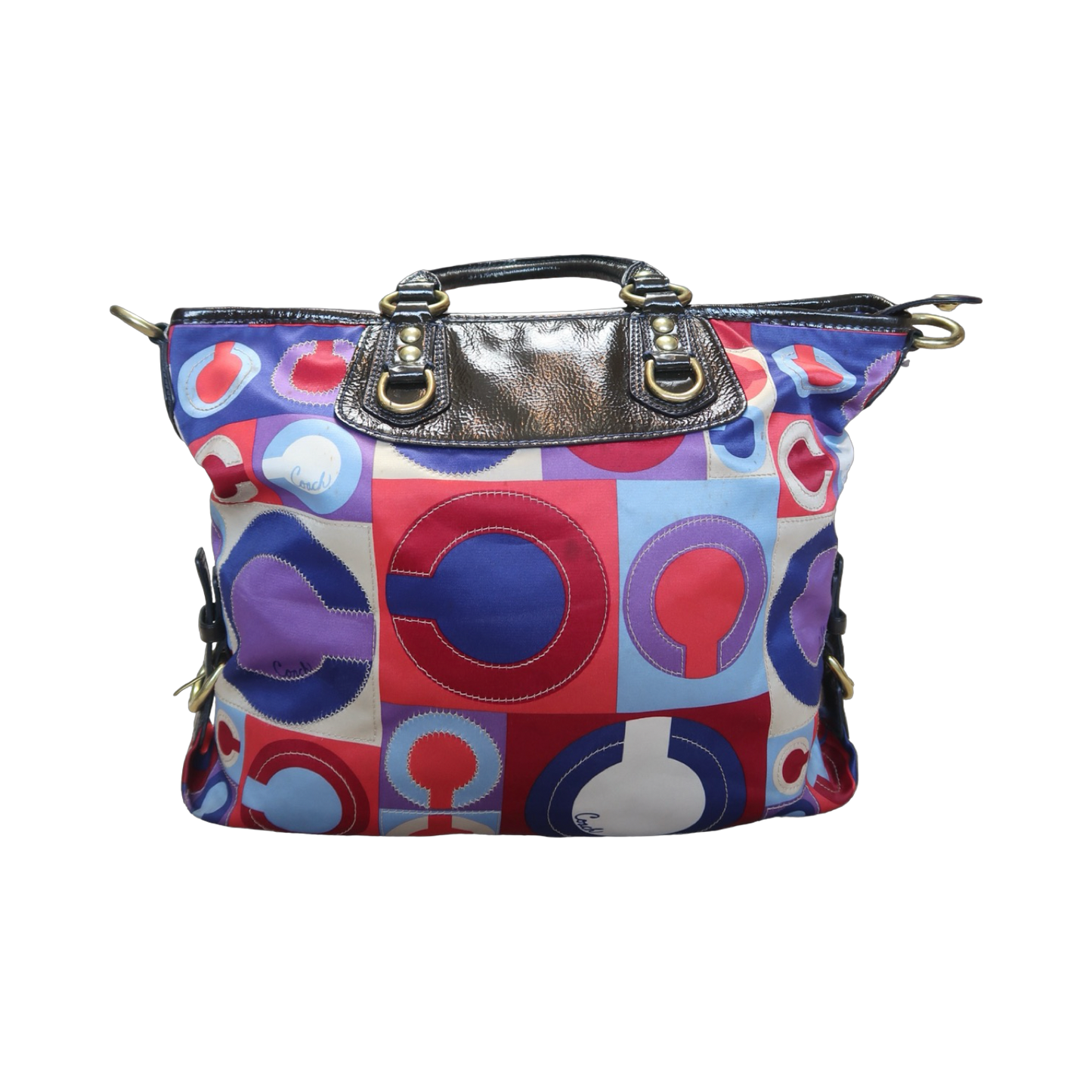 RED & BLUE COACH BAG
