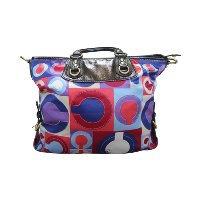 RED & BLUE COACH BAG