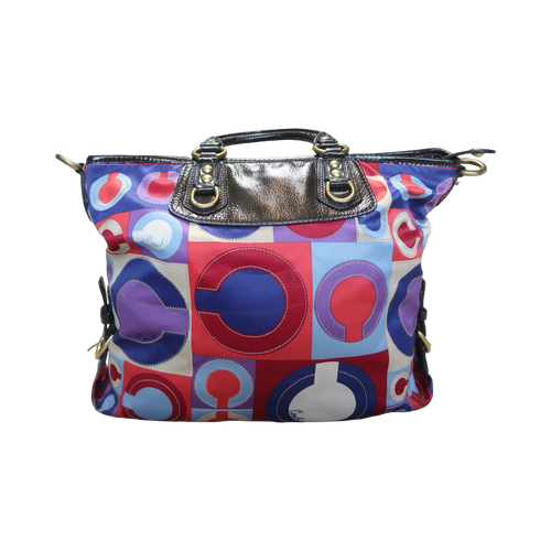 RED & BLUE COACH BAG
