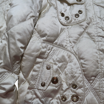 FUR LINED HOOD PUFFER - M