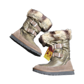BROWN FUR BOOTS - EU37