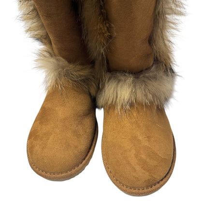VINTAGE UGG FUR BOOTS - EU38
